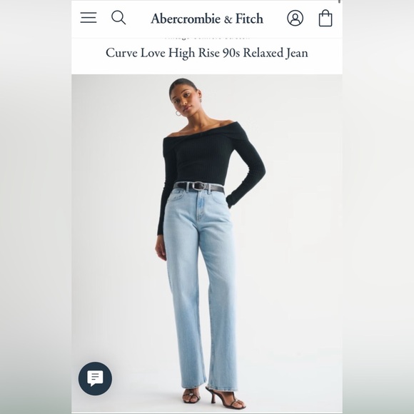 Abercrombie & Fitch Denim - Abercrombie & Fitch Light Blue Straight Leg Jeans